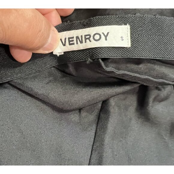 Venroy Silk Relaxed Pant in Black - Picture 6 of 6